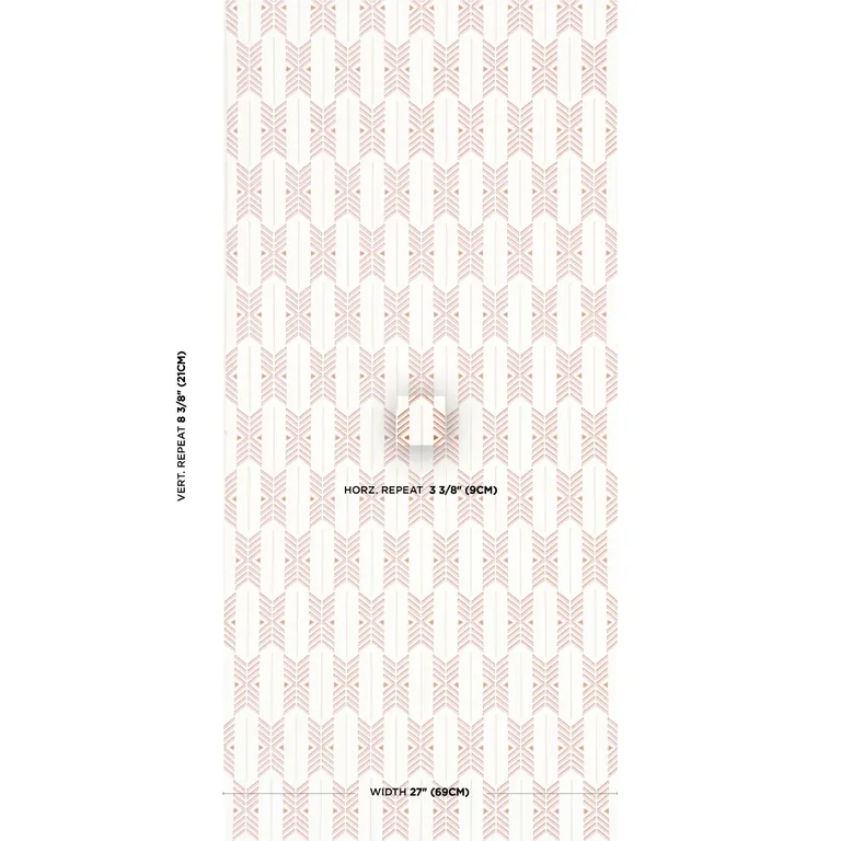 Schumacher QUIVER wallpaper, color SUNSET, SKU 5015812