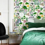 RABARBER - IVORY MULTI Schumacher Wallpaper | Wallpaper Twin RABARBER IVORY MULTI Schumacher Wallpaper wallpaper - SKU 1792