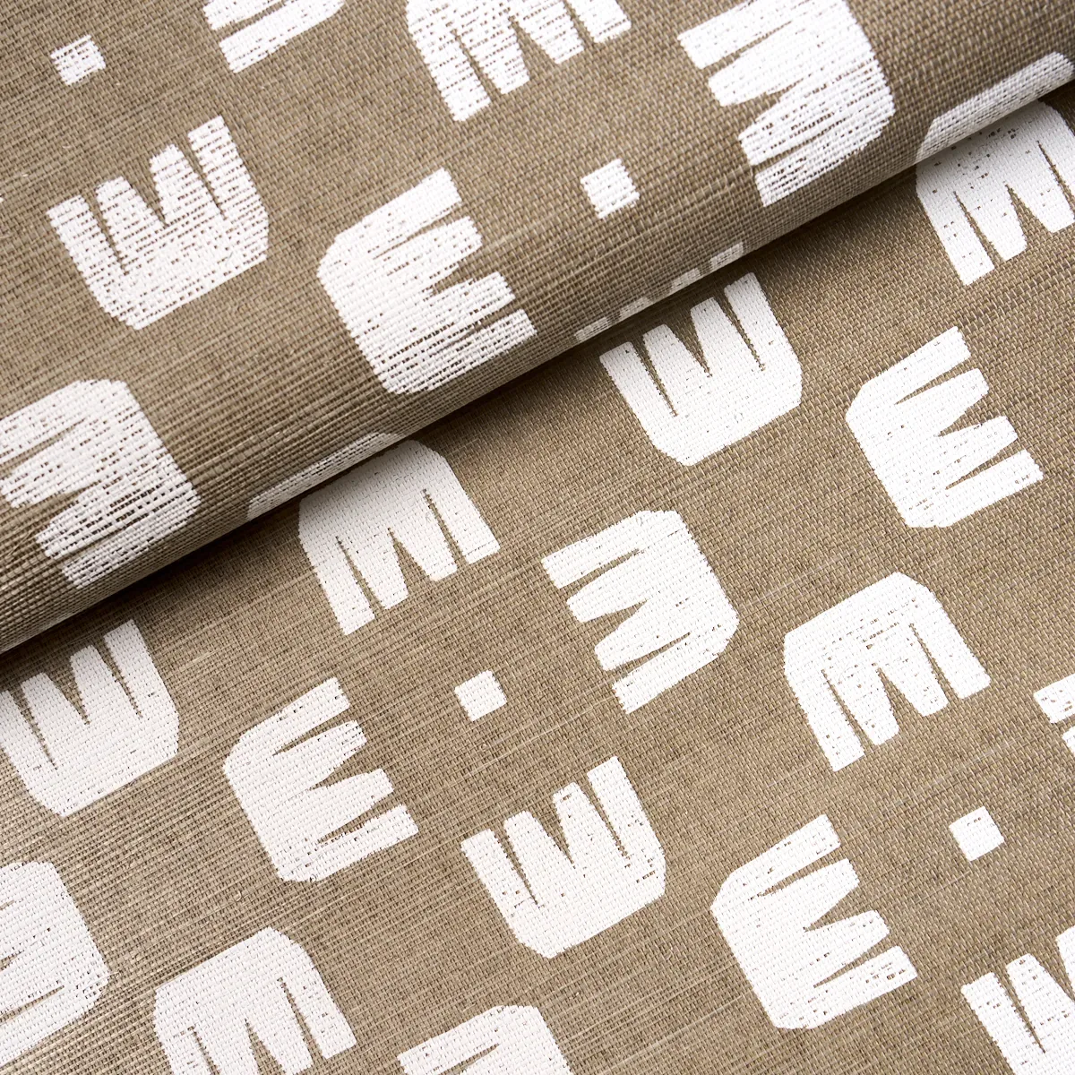 RAZE SISAL DUST Schumacher Wallpaper wallpaper - SKU 5016631