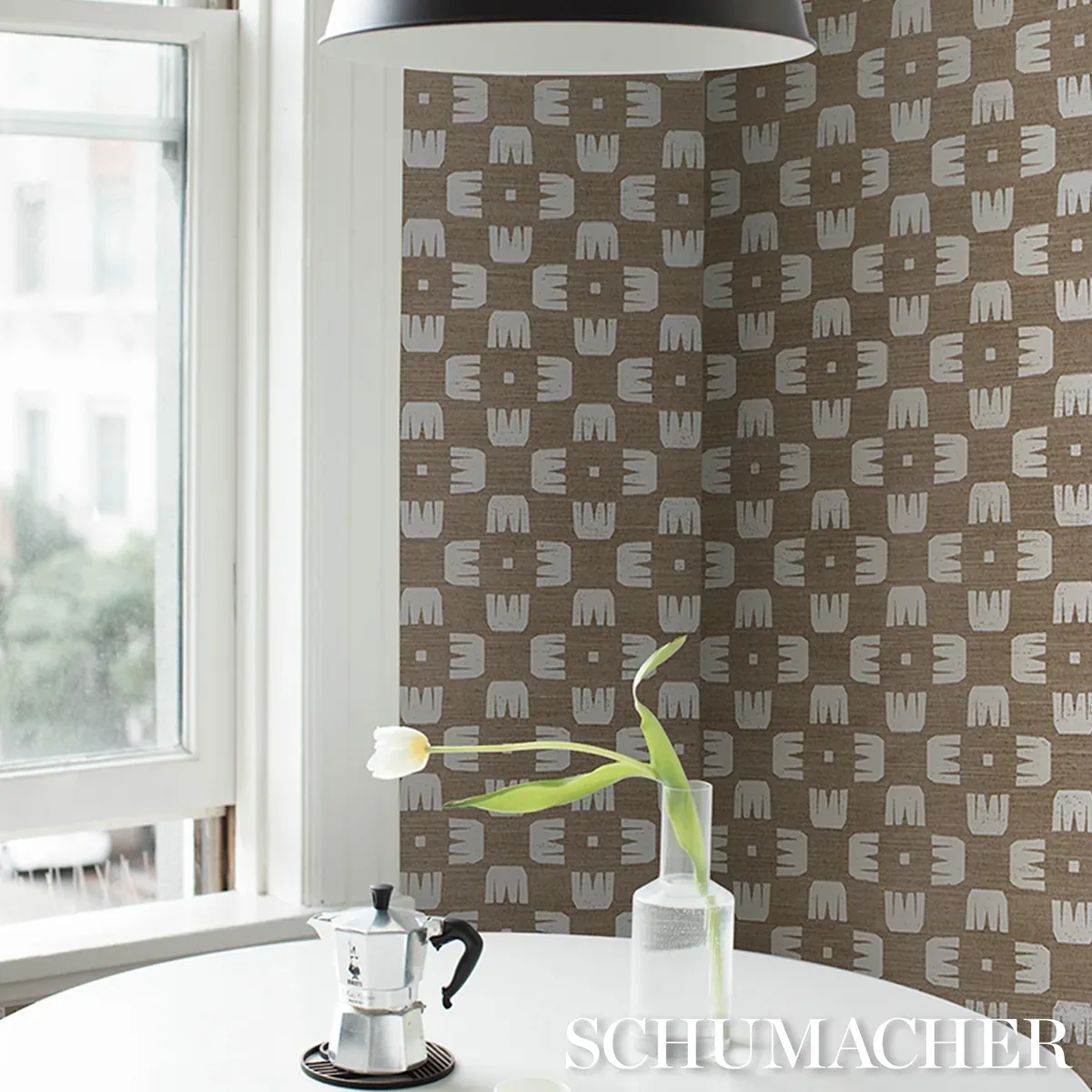 RAZE SISAL DUST Schumacher Wallpaper wallpaper - SKU 5016631