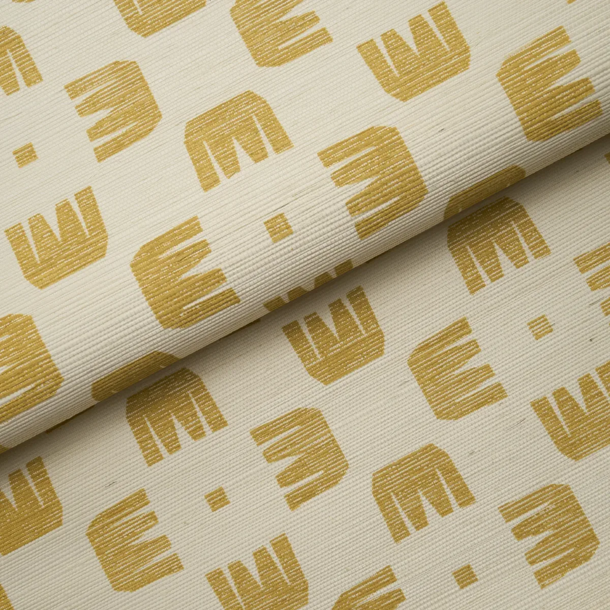 RAZE SISAL MAIZE Schumacher Wallpaper wallpaper - SKU 5016630