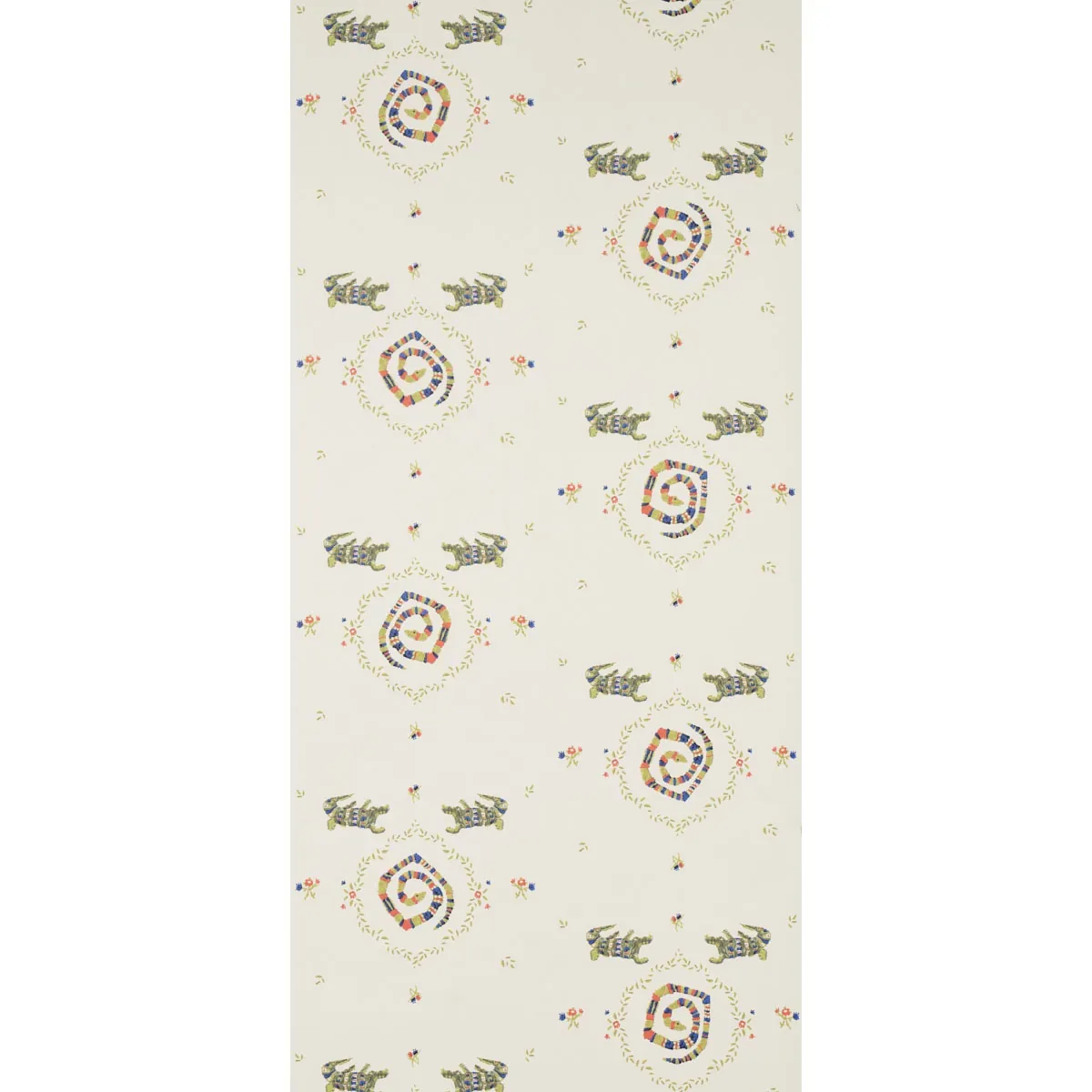 REPTILIA - BRIGHT MULTI Schumacher Wallpaper | Wallpaper Twi REPTILIA BRIGHT MULTI Schumacher Wallpaper wallpaper - SKU 5014190
