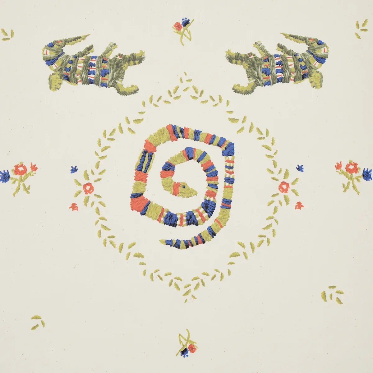 REPTILIA - BRIGHT MULTI Schumacher Wallpaper | Wallpaper Twi REPTILIA BRIGHT MULTI Schumacher Wallpaper wallpaper - SKU 5014190