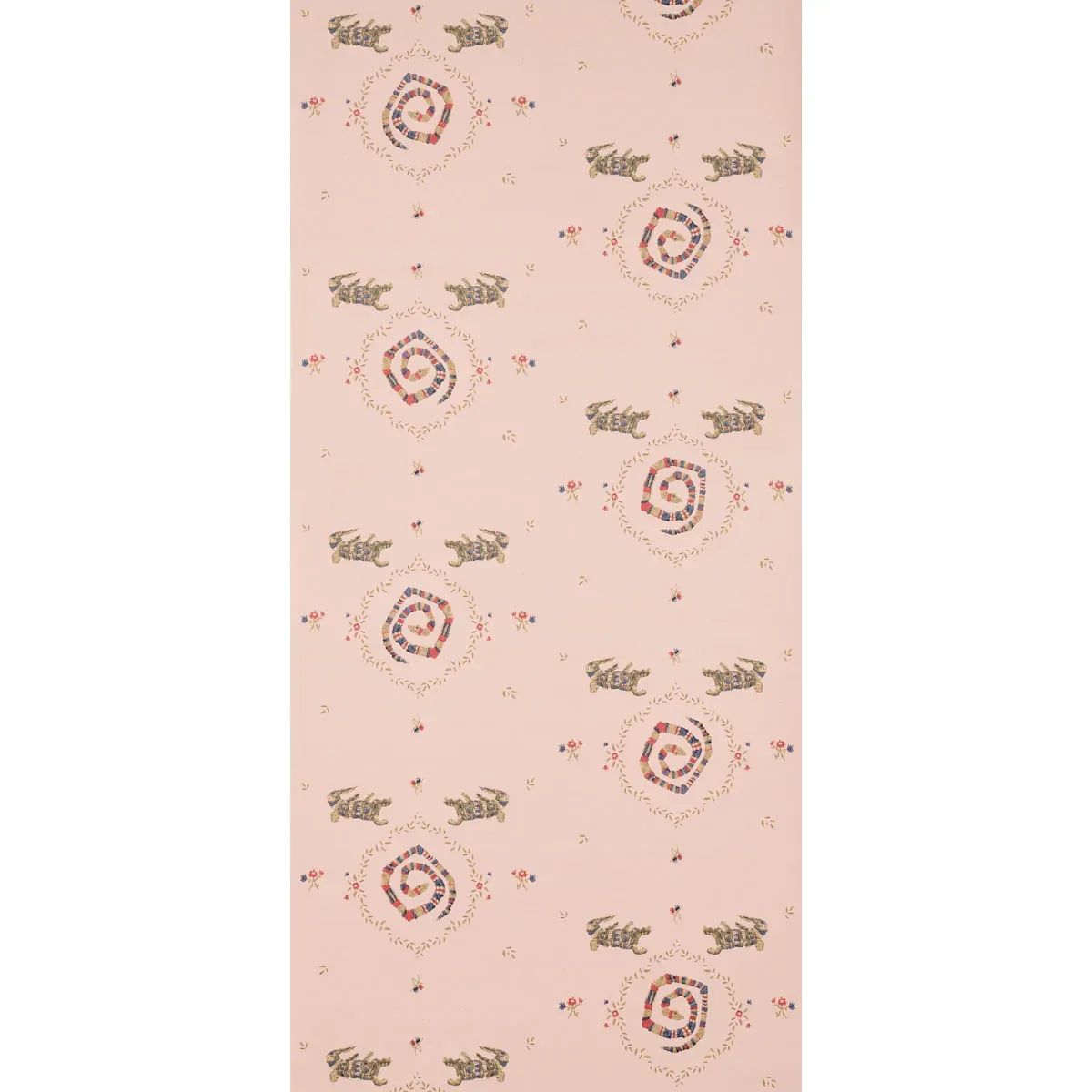 REPTILIA - MUTED PINK Schumacher Wallpaper | Wallpaper Twins REPTILIA MUTED PINK Schumacher Wallpaper wallpaper - SKU 5014192