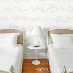 RHAPSODY FOG Schumacher Wallpaper wallpaper - SKU 5015301