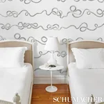 RHAPSODY - GRAPHITE Schumacher Wallpaper | Wallpaper Twins RHAPSODY GRAPHITE Schumacher Wallpaper wallpaper - SKU 5015300