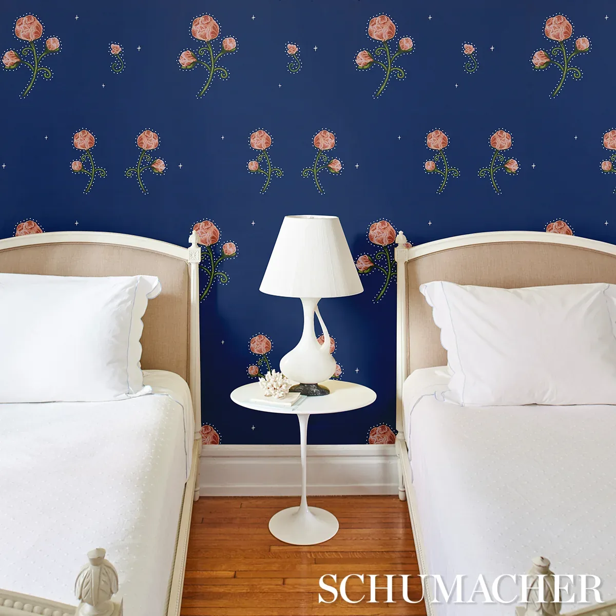 RHINESTONE COWBOY CLEAN BLUE Schumacher Wallpaper wallpaper - SKU 5014582