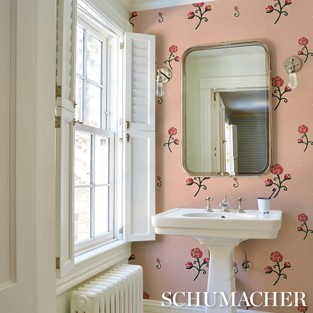 RHINESTONE COWBOY PINK Schumacher Wallpaper wallpaper - SKU 5014584