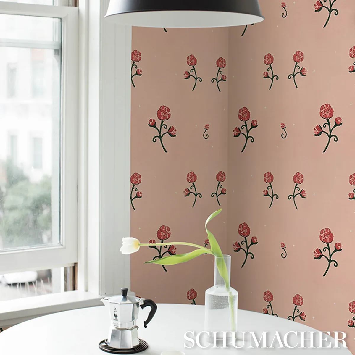 RHINESTONE COWBOY PINK Schumacher Wallpaper wallpaper - SKU 5014584