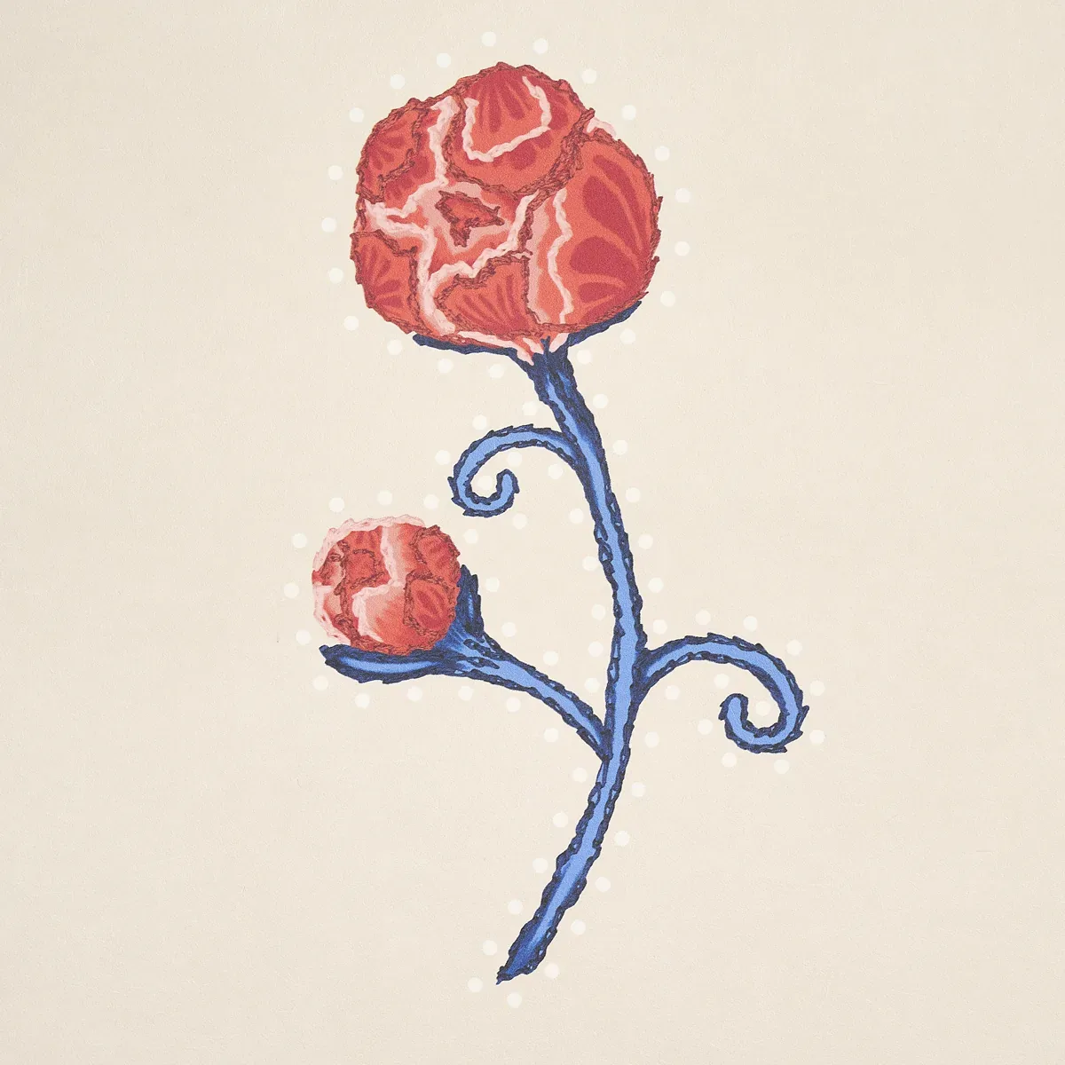 RHINESTONE COWBOY POPPY Schumacher Wallpaper wallpaper - SKU 5014580