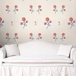 RHINESTONE COWBOY POPPY Schumacher Wallpaper wallpaper - SKU 5014580