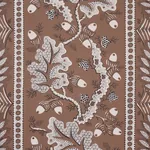 RICHMOND HOUSE MOCHA Schumacher Wallpaper wallpaper - SKU 5017011