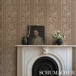 RICHMOND HOUSE SAFFRON Schumacher Wallpaper wallpaper - SKU 5017010