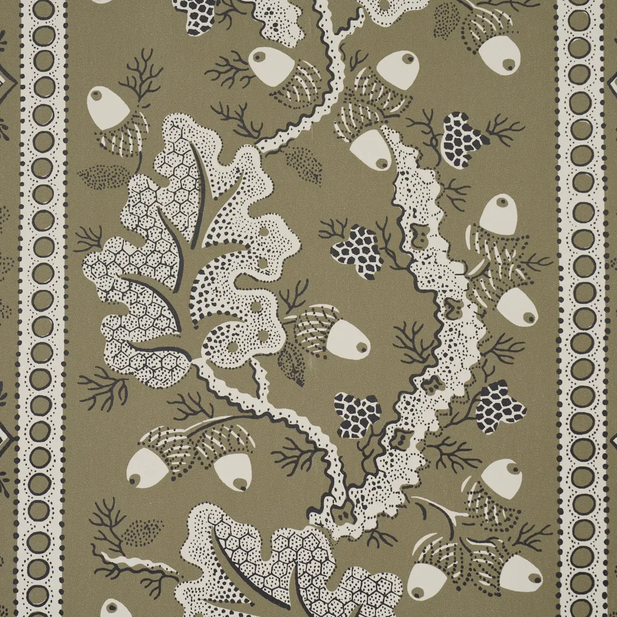 RICHMOND HOUSE SAGE Schumacher Wallpaper wallpaper - SKU 5017012