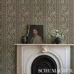 RICHMOND HOUSE SAGE Schumacher Wallpaper wallpaper - SKU 5017012
