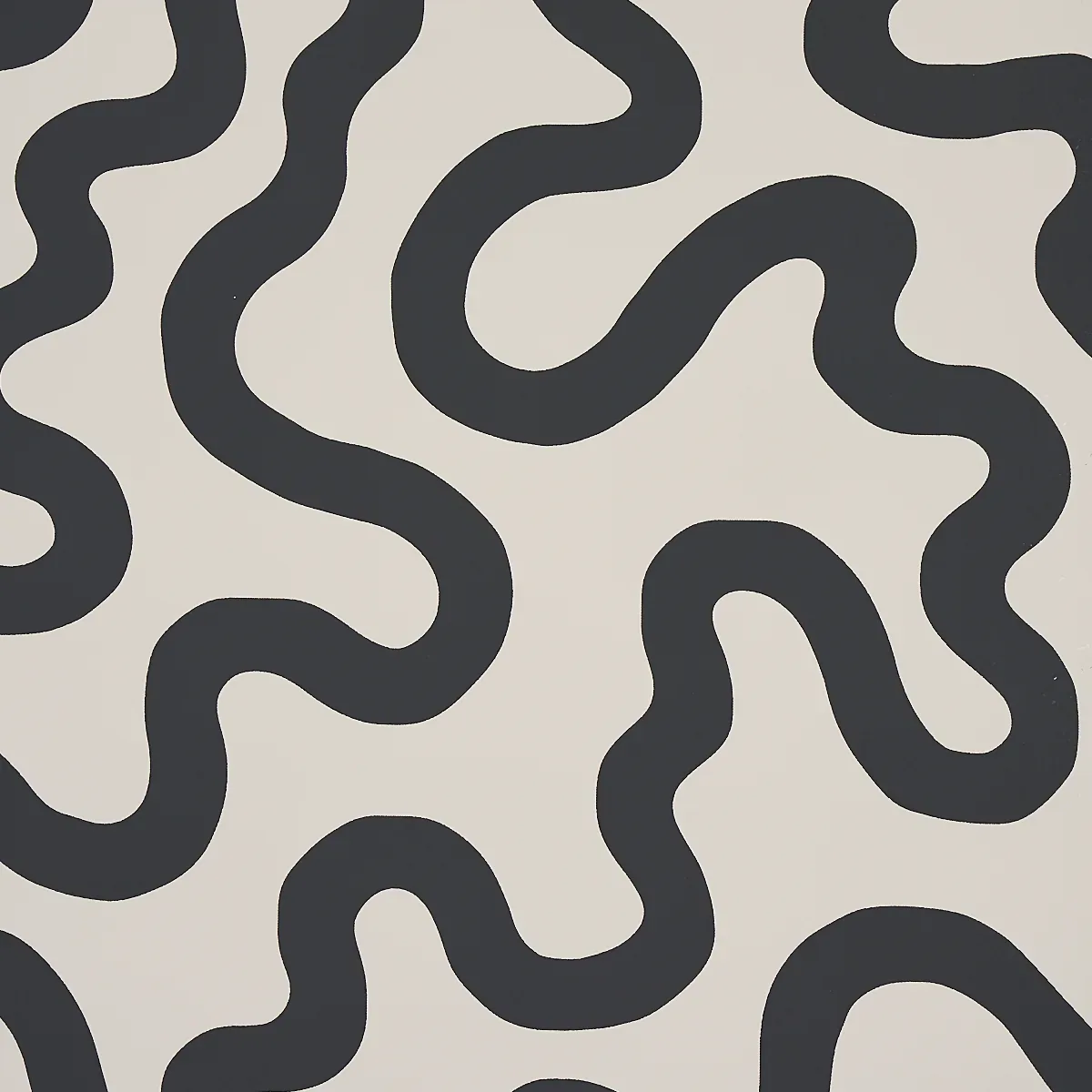 RILEY SOFT BLACK Schumacher Wallpaper wallpaper - SKU 5012930