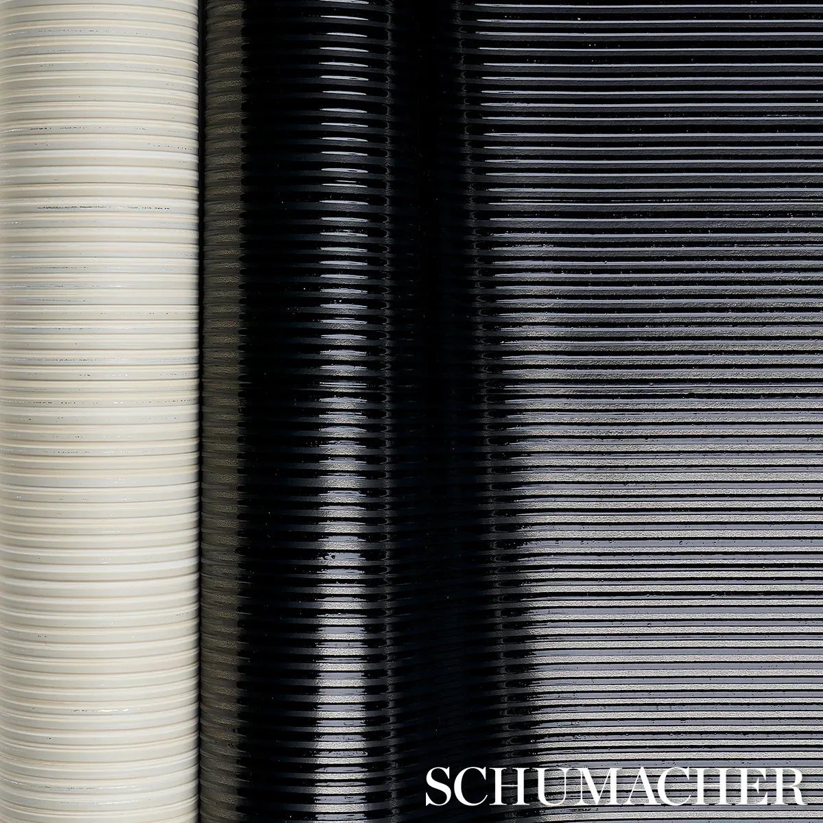 RIMINI RIB - PARCHMENT Schumacher Wallpaper | Wallpaper Twin RIMINI RIB PARCHMENT Schumacher Wallpaper wallpaper - SKU 529909