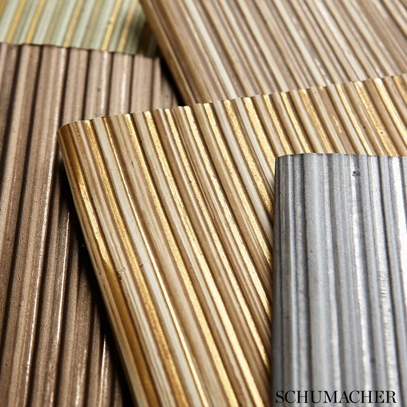 RIMINI RIB PEARL Schumacher Wallpaper wallpaper - SKU 529904