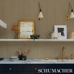RIMINI RIB VINYL - GOLD Schumacher Wallpaper | Wallpaper Twi RIMINI RIB VINYL GOLD Schumacher Wallpaper wallpaper - SKU 5017470