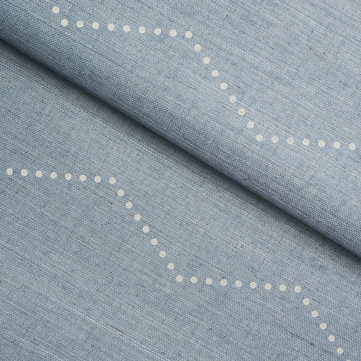 RIVET STRIPE SISAL CHAMBRAY Schumacher Wallpaper wallpaper - SKU 5016710