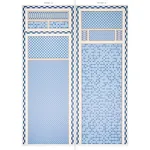 ROBINCHON PANEL A BLUE Schumacher Wallpaper wallpaper - SKU 5007101