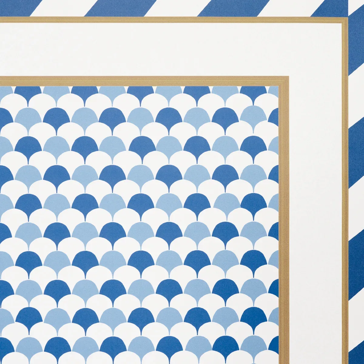 ROBINCHON PANEL A BLUE Schumacher Wallpaper wallpaper - SKU 5007101