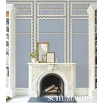 ROBINCHON PANEL A BLUE Schumacher Wallpaper wallpaper - SKU 5007101
