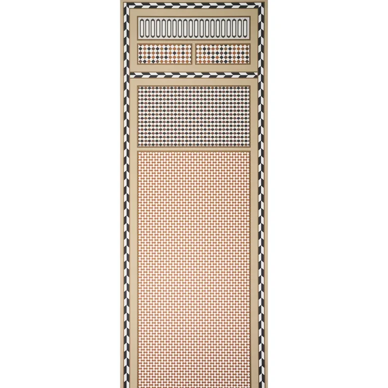 Schumacher ROBINCHON PANEL A wallpaper, color BROWN, SKU 5007100