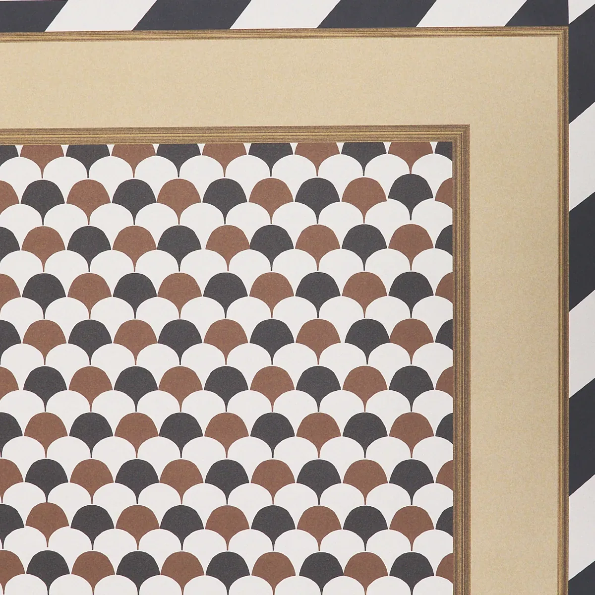 ROBINCHON PANEL A BROWN Schumacher Wallpaper wallpaper - SKU 5007100