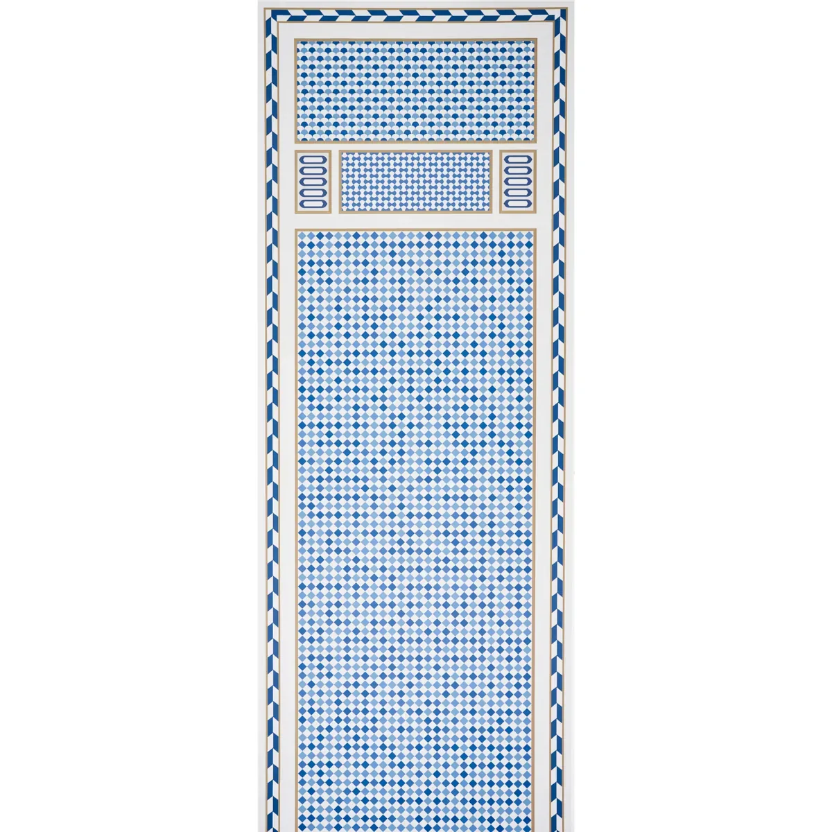 ROBINCHON PANEL B BLUE Schumacher Wallpaper wallpaper - SKU 5007111