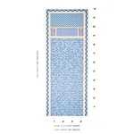ROBINCHON PANEL B BLUE Schumacher Wallpaper wallpaper - SKU 5007111