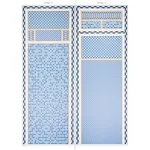 ROBINCHON PANEL B BLUE Schumacher Wallpaper wallpaper - SKU 5007111