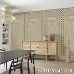 ROBINCHON PANEL B BROWN Schumacher Wallpaper wallpaper - SKU 5007110
