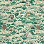 ROLLING HILLS GREEN Schumacher Wallpaper wallpaper - SKU 5012631
