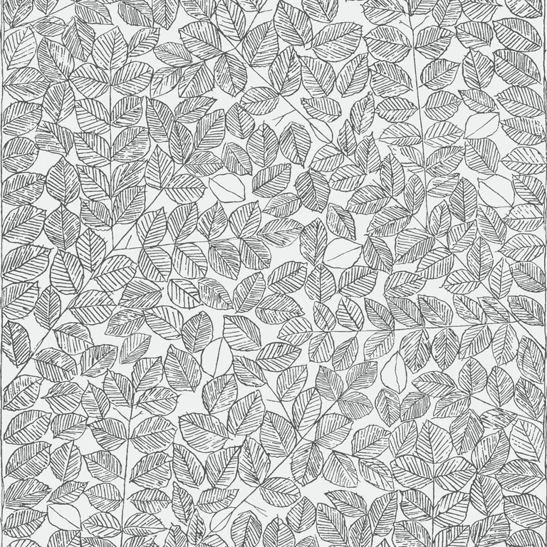 Schumacher ROMANS wallpaper, color BLACK, SKU 1766