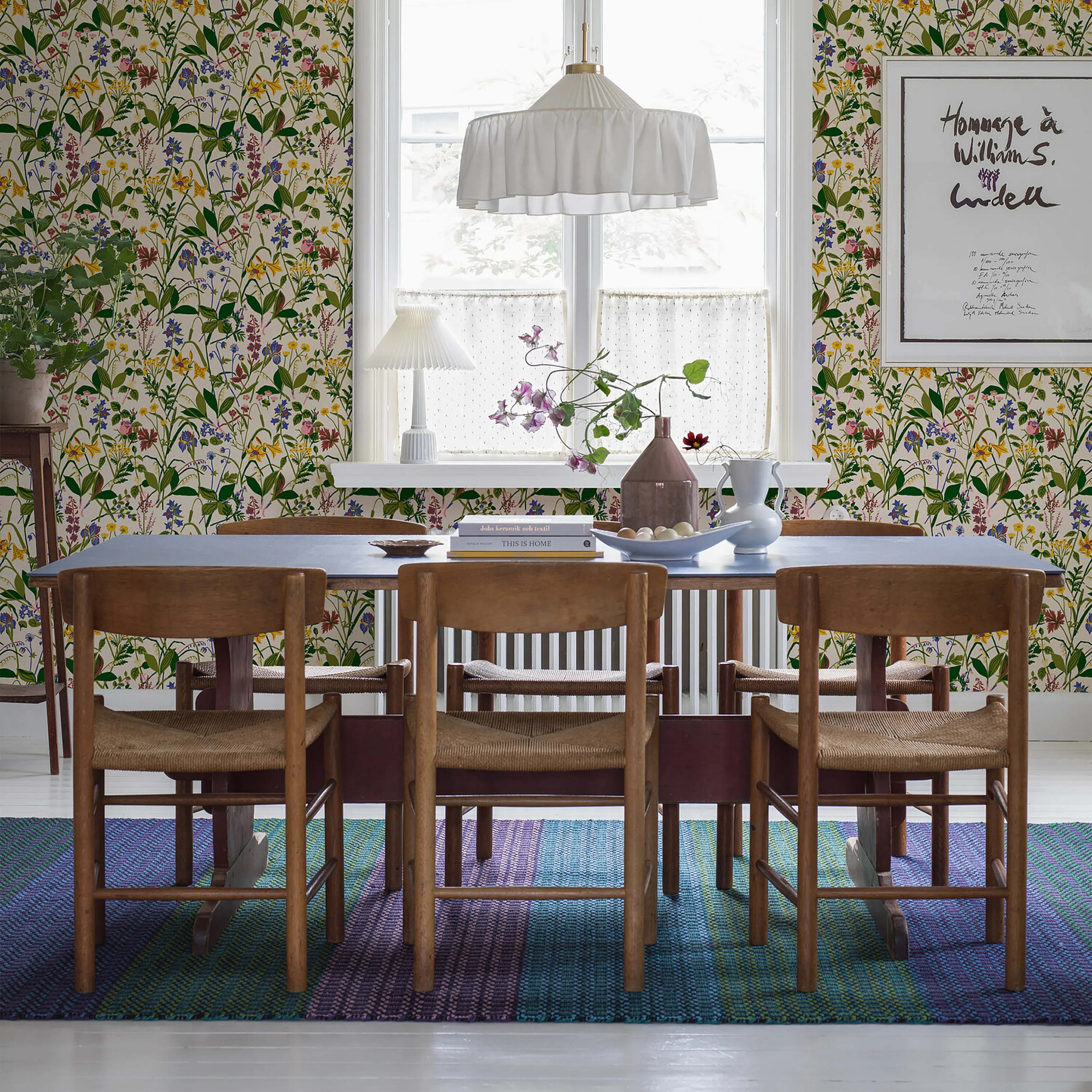 ROS OCH LILJA - IVORY Schumacher Wallpaper | Wallpaper Twins ROS OCH LILJA IVORY Schumacher Wallpaper wallpaper - SKU 1962