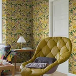 ROS OCH LILJA - OCHRE Schumacher Wallpaper | Wallpaper Twins ROS OCH LILJA OCHRE Schumacher Wallpaper wallpaper - SKU 1963