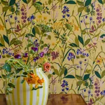 ROS OCH LILJA - OCHRE Schumacher Wallpaper | Wallpaper Twins ROS OCH LILJA OCHRE Schumacher Wallpaper wallpaper - SKU 1963
