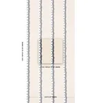 ROUSSEAU STRIPE NOIR & CREAM Schumacher Wallpaper wallpaper - SKU 5015742