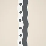ROUSSEAU STRIPE NOIR & CREAM Schumacher Wallpaper wallpaper - SKU 5015742
