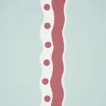 ROUSSEAU STRIPE ROUGE & SKY Schumacher Wallpaper wallpaper - SKU 5015740