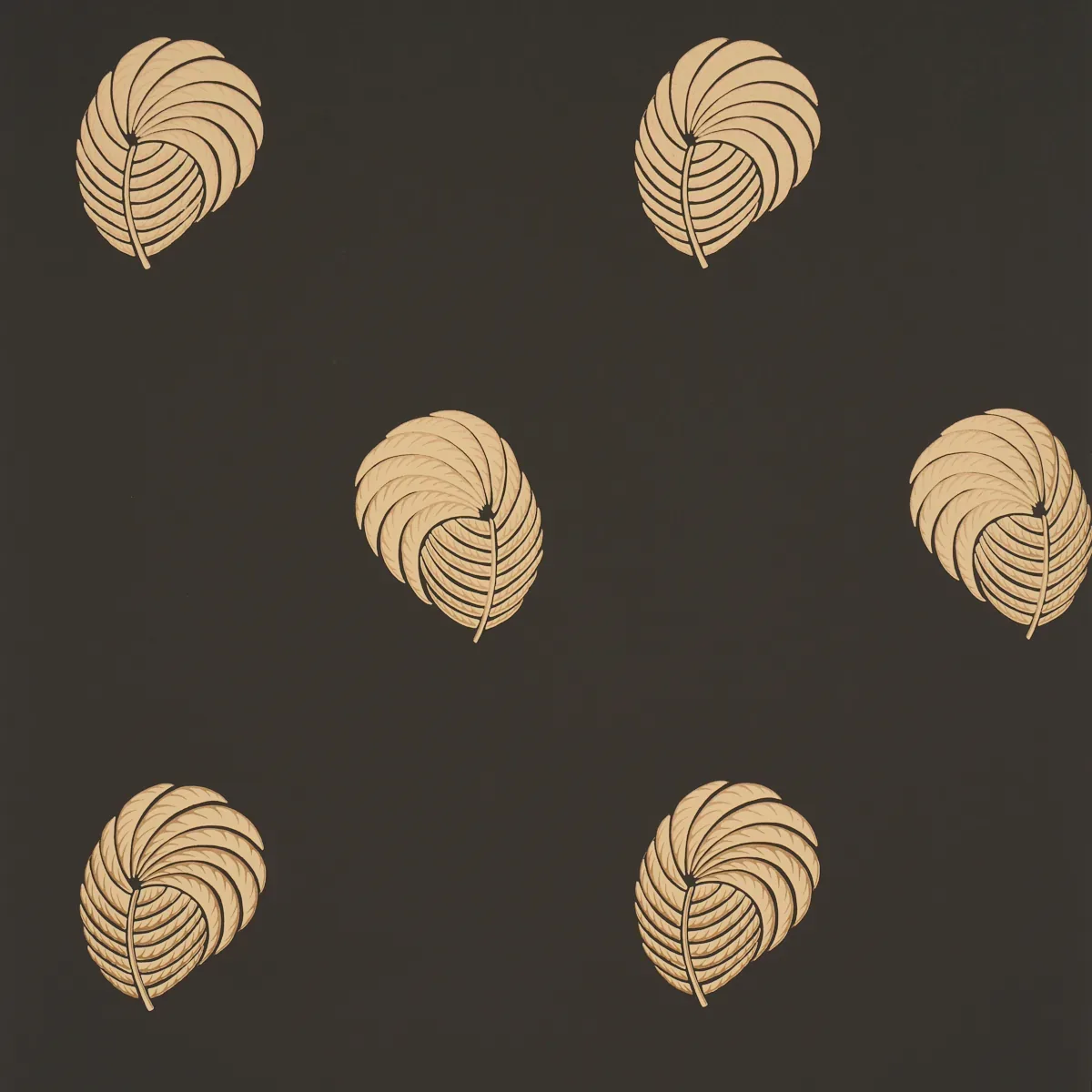 ROYAL PLUME CARBON Schumacher Wallpaper wallpaper - SKU 5017050