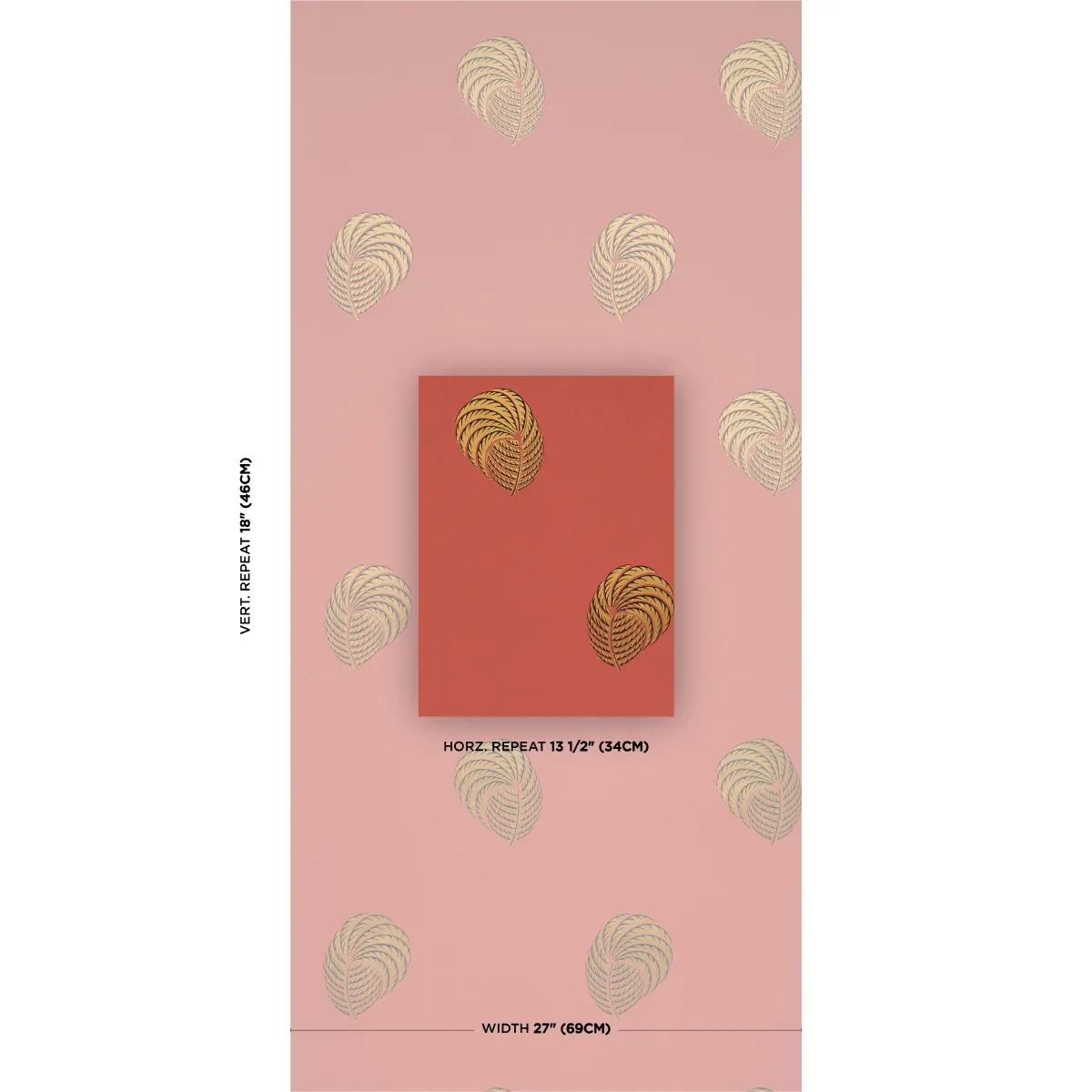 ROYAL PLUME - RUSSET Schumacher Wallpaper | Wallpaper Twins ROYAL PLUME RUSSET Schumacher Wallpaper wallpaper - SKU 5017051