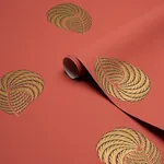 ROYAL PLUME - RUSSET Schumacher Wallpaper | Wallpaper Twins ROYAL PLUME RUSSET Schumacher Wallpaper wallpaper - SKU 5017051