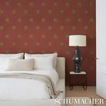ROYAL PLUME - RUSSET Schumacher Wallpaper | Wallpaper Twins ROYAL PLUME RUSSET Schumacher Wallpaper wallpaper - SKU 5017051