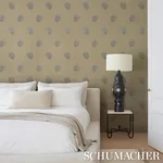 ROYAL PLUME - TAN Schumacher Wallpaper | Wallpaper Twins ROYAL PLUME TAN Schumacher Wallpaper wallpaper - SKU 5017052