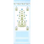 ROYAL POPPY PANEL A - BLUE Schumacher Wallpaper | Wallpaper ROYAL POPPY PANEL A BLUE Schumacher Wallpaper wallpaper - SKU 5014431