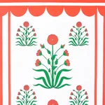 ROYAL POPPY PANEL A - RED Schumacher Wallpaper | Wallpaper T ROYAL POPPY PANEL A RED Schumacher Wallpaper wallpaper - SKU 5014430