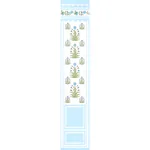 ROYAL POPPY PANEL B BLUE Schumacher Wallpaper wallpaper - SKU 5014441