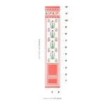 ROYAL POPPY PANEL B RED Schumacher Wallpaper wallpaper - SKU 5014440